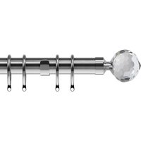 28mm Bella Curtain Pole Chrome